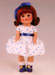 Vogue Dolls - Vintage Ginny - Vintage Classics Revisited - Vintage Fabric - Blue - Doll